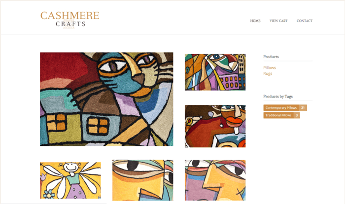 Cashmere Crafts website