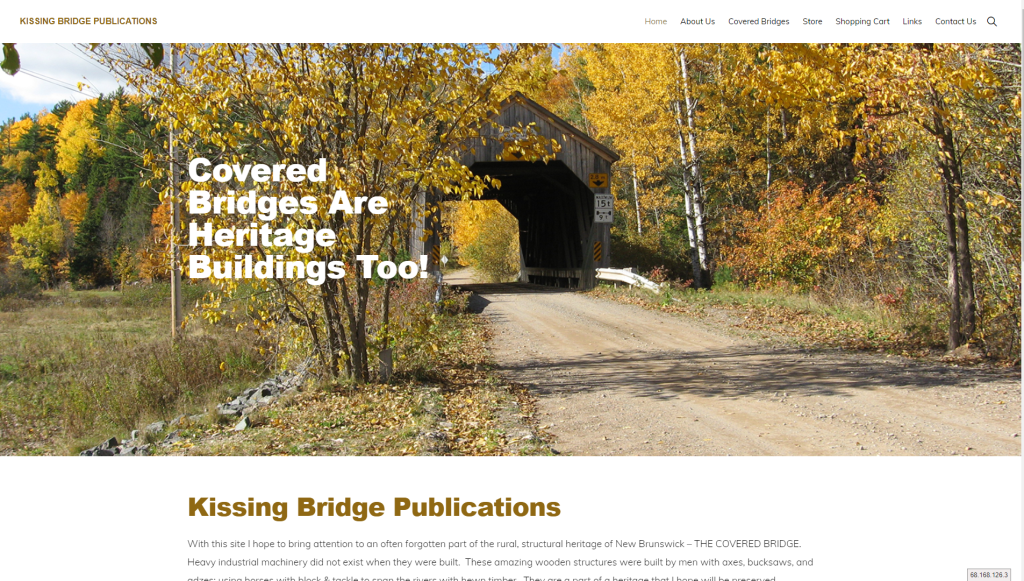 Kissing Bridges Website