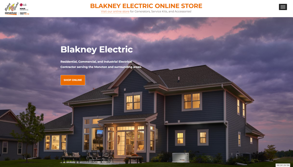Blakney Electric Website